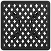 vidaXL Table de jardin noir 53x53x53 cm aluminium coul&eacute;