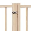 vidaXL Barri&egrave;re pour chien avec porte pliable 4 panneaux 320 cm Bois massif Sapin