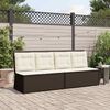 vidaXL Banc de jardin Marron polyrotin