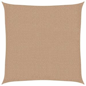 vidaXL Voile d'ombrage 160 g/m&sup2; Taupe 3x3 m PEHD