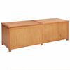 vidaXL Bo&icirc;te de rangement 150 x 45 x 45 cm Bois de ch&ecirc;ne massif