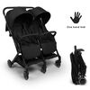 Baninni Poussette jumelle Adige Noir