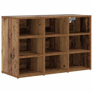 vidaXL Cabinet &agrave; chaussures 77,5 x 30 x 51 cm Bois d'ing&eacute;nierie