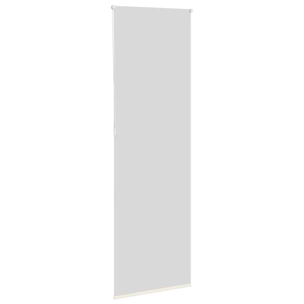 vidaXL Store enrouleur occultant blanc cass&eacute; 70x230cm largeur du tissu
