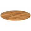 vidaXL Dessus de table &Oslash; 70x2,5 cm rond bois de manguier massif