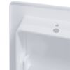 vidaXL Panneaux d'Acc&egrave;s 2 pcs Blanc 15 x 23 cm Plastic ABS