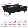 vidaXL Lit pour chien noir 70x48x22 cm velours