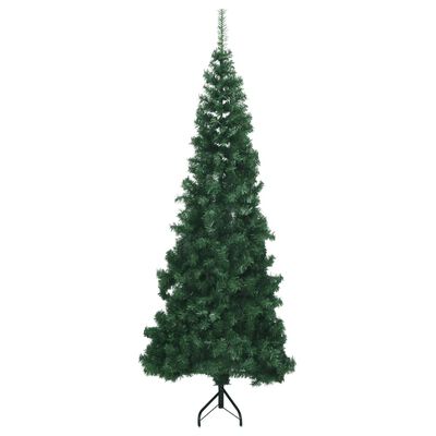 vidaXL Sapin de Noël artificiel d'angle Vert 180 cm PVC