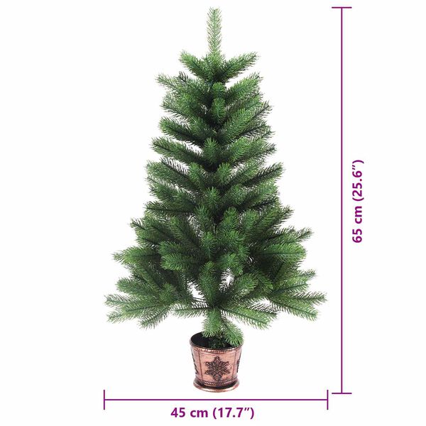 vidaXL Sapin de No&euml;l avec 150 LED avec support Vert 65 cm PE