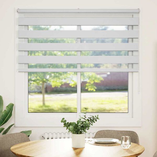 vidaXL Store z&egrave;bre blanc 150x100 cm largeur du tissu 145,9cm polyester