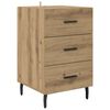 vidaXL Cabinet de chevet Ch&ecirc;ne artisanal 40 x 40 x 66 cm
