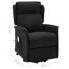 vidaXL Fauteuil de massage Noir Tissu