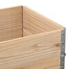 vidaXL Colliers de palette 2 pcs 80x60 cm bois de pin solide