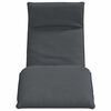 vidaXL Chaise longue pliante anthracite 175x54x8,5 cm tissu oxford