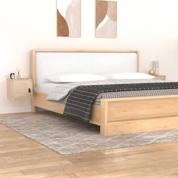 vidaXL Armoires murales 2 pcs 31,5x30x30 cm Bois de pin massif