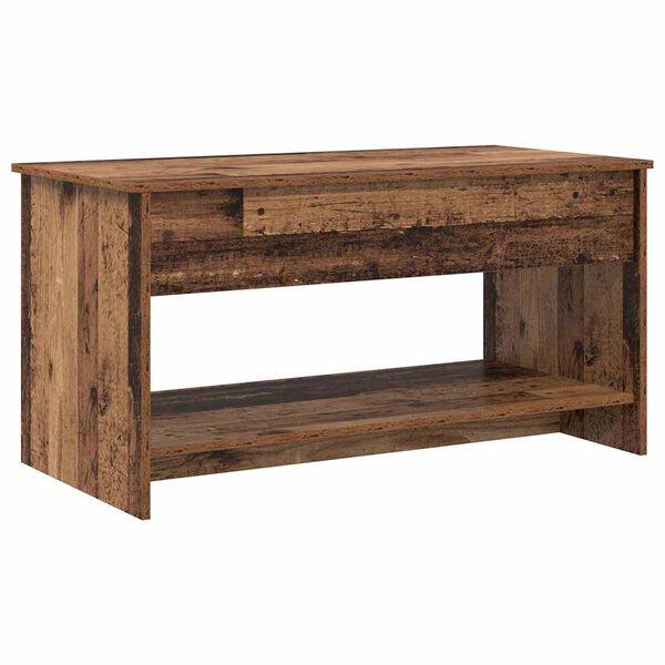 vidaXL Table basse Bois Ancien 80 x 50,5 x 41,5 cm Bois d'ing&eacute;nierie