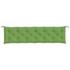 vidaXL Coussins de banc de jardin lot de 2 vert mélangé tissu