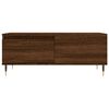 vidaXL Table basse Ch&ecirc;ne marron 90x50x36,5 cm Bois d'ing&eacute;nierie