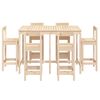 vidaXL Ensemble de bar de jardin 7 pcs Bois de pin massif
