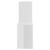 vidaXL Étagère murale Blanc brillant 100x18x53 cm Bois d’ingénierie