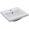 vidaXL Lavabo encastr&eacute; 42 x 39 x 18 cm C&eacute;ramique Blanc