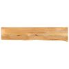 vidaXL Dessus de table &agrave; bord vivant 160x20x3,8cm bois massif manguier