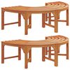 vidaXL Banc d'Arbre 8 -Seater 2 pc 160 x 80 x 45 cm Naturel