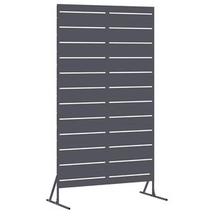 vidaXL &Eacute;cran de confidentialit&eacute; Anthracite 100 x 50 x 180 cm Acier