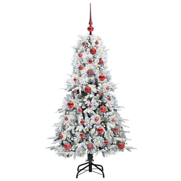 vidaXL Sapin de No&euml;l Artificiel &agrave; Branches Articul&eacute;es Blanc 120 cm