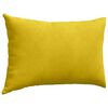 vidaXL Coussins de canapé 2 pcs Jaune 60 x 40 cm