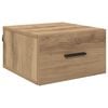 vidaXL Cabinet de chevet ch&ecirc;ne artisanal 35 x 35 x 20 cm