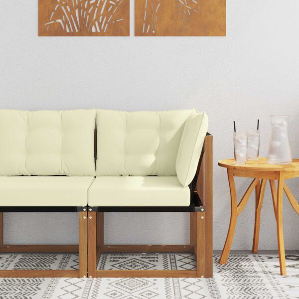 vidaXL Canap&eacute; d'angle d'ext&eacute;rieur