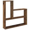 vidaXL &Eacute;tag&egrave;re Murale Bois ancien 60 x 11 x 60 cm Bois d'ing&eacute;nierie