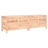 vidaXL Bo&icirc;te de rangement de jardin 198,5x50x56,5 cm bois massif sapin