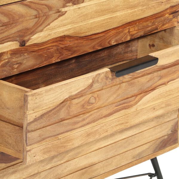 vidaXL Buffet 80x30x75 cm Bois massif