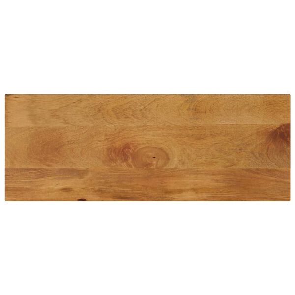vidaXL Dessus de table 90x20x3,8 cm rectangulaire bois massif manguier