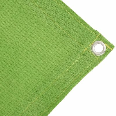 vidaXL Tapis de tente vert clair 200x200 cm PEHD