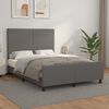vidaXL Cadre de lit sans matelas gris 140x200 cm similicuir