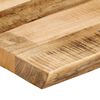vidaXL Dessus de table bord vivant 140x40x2,5 cm bois de manguier brut