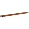 vidaXL Appui de fen&ecirc;tre Bois Brun 120 x 20 x 4,5 cm PVC
