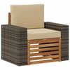 vidaXL Sofa de milieu ext&eacute;rieur Bois d'Acacia Massif Naturel