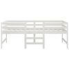 vidaXL Cadre de lit sans matelas blanc 90x200 cm bois de pin massif