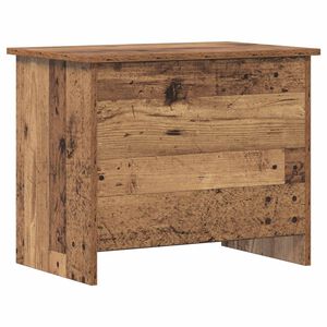 vidaXL Coffre de rangement avec stockage Bois ancien 60 x 40 x 50 cm