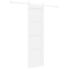 vidaXL Porte coulissante ORKDAL 61 x 198,5 cm Bois d'ing&eacute;nierie Blanc