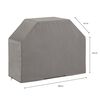 Madison Housse de barbecue d'ext&eacute;rieur 148 x 61 x 110 cm Gris