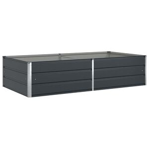 vidaXL Jardini&egrave;re Anthracite 195 x 100 x 45 cm Acier galvanis&eacute;