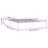 vidaXL Cadre de lit sans matelas bois massif 120x190 cm