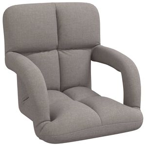 vidaXL Chaise de sol r&eacute;glable avec accoudoir