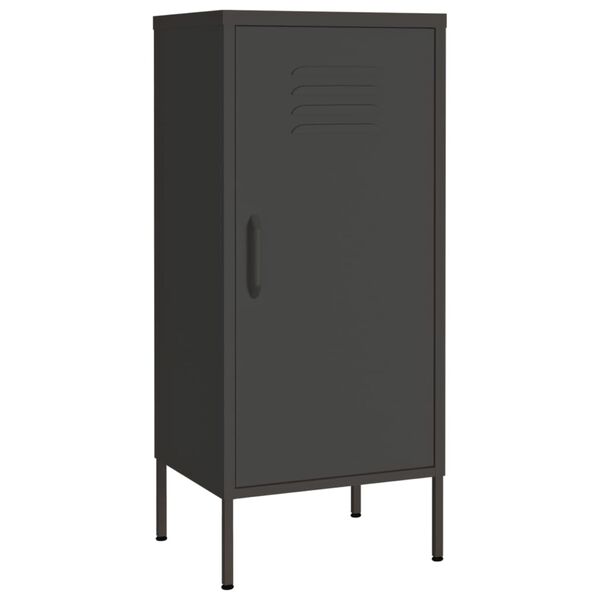 vidaXL Armoire de rangement Anthracite 42,5x35x101,5 cm Acier