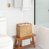 vidaXL Support de rouleau de toilette Naturel 36 x 18 x 31 cm